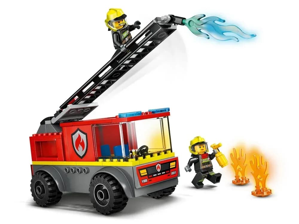 Конструктор Lego City Пожежна машина з драбиною 82дет 60463 фото 2 Конструктор Lego City Пожежна машина з драбиною 82дет 60463 фото 2