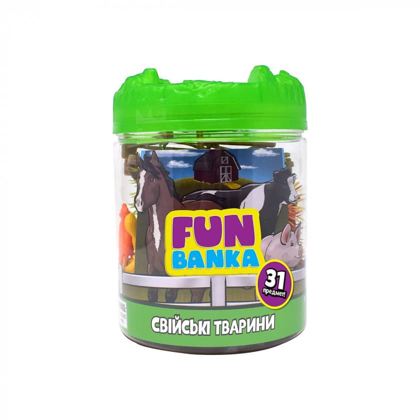 Ігровий набір Fun Banka Свійські тварини 320386-UA Ігровий набір Fun Banka Свійські тварини 320386-UA