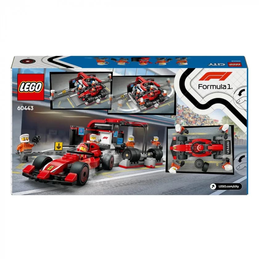 Конструктор Lego City Піт-стоп і піт-екіпаж F1 322дет 60443 фото 11 Конструктор Lego City Піт-стоп і піт-екіпаж F1 322дет 60443 фото 11