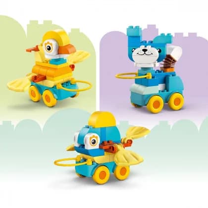 Конструктор Lego Duplo Тварини на колесах 3в1 58дет 10448 фото 2 Конструктор Lego Duplo Тварини на колесах 3в1 58дет 10448 фото 2