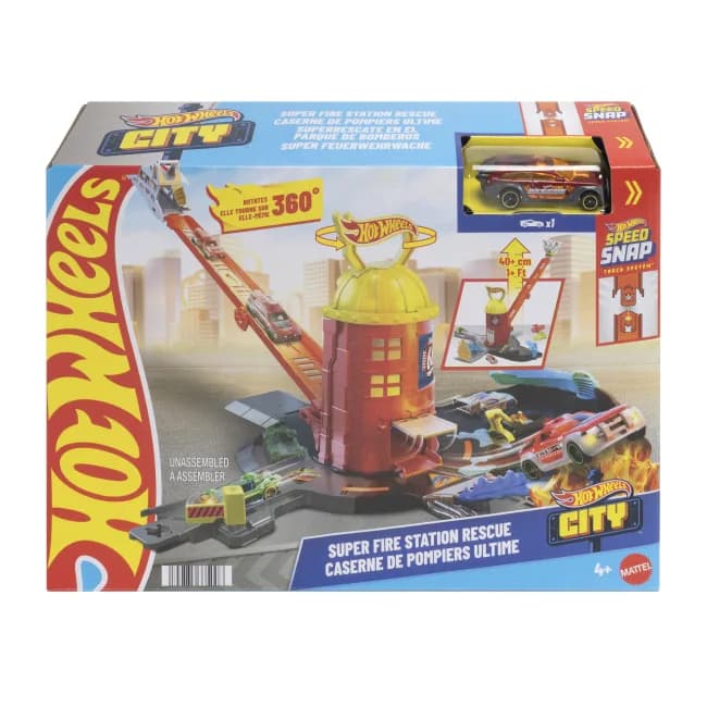 Набір ігровий Hot Wheels Пожежно-рятувальна суперстанція JHL95 фото 2 Набір ігровий Hot Wheels Пожежно-рятувальна суперстанція JHL95 фото 2