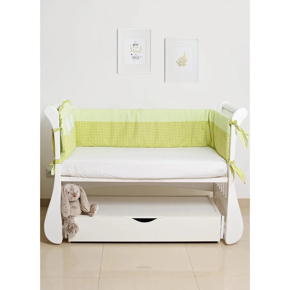 Бампер Twins Limited 2099-TL-005 Dog/cat green фото 2 Бампер Twins Limited 2099-TL-005 Dog/cat green фото 2