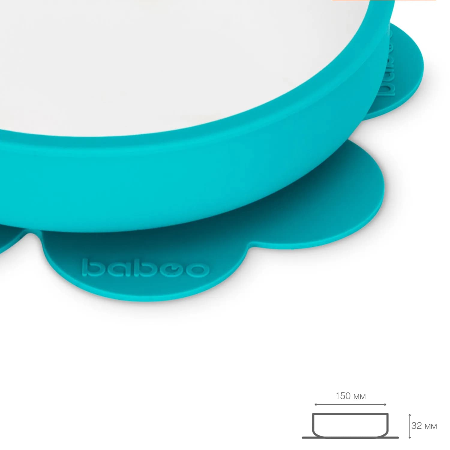 Тарілка силіконова Baboo 90429 фото 4 Тарілка силіконова Baboo 90429 фото 4