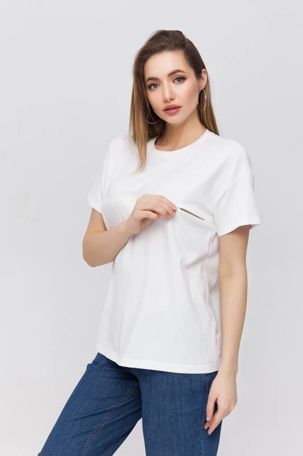 Футболка для вагітних і годування L-XL Юла мама GOLDIE NR-21.062 фото 3 Футболка для вагітних і годування L-XL Юла мама GOLDIE NR-21.062 фото 3
