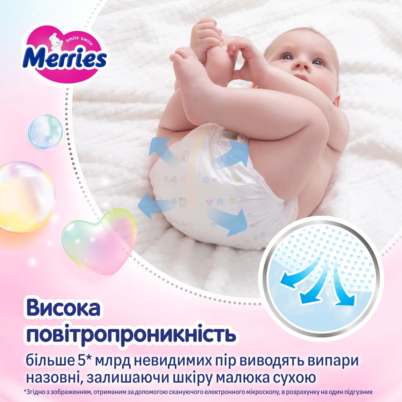 Підгузники-трусики Merries L 44шт 584750 фото 5 Підгузники-трусики Merries L 44шт 584750 фото 5