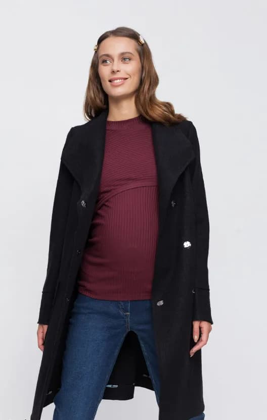 Кардиган для вагітних M-XL Юла мама COSMO OW-36.021 -чорний фото 3 Кардиган для вагітних M-XL Юла мама COSMO OW-36.021 -чорний фото 3