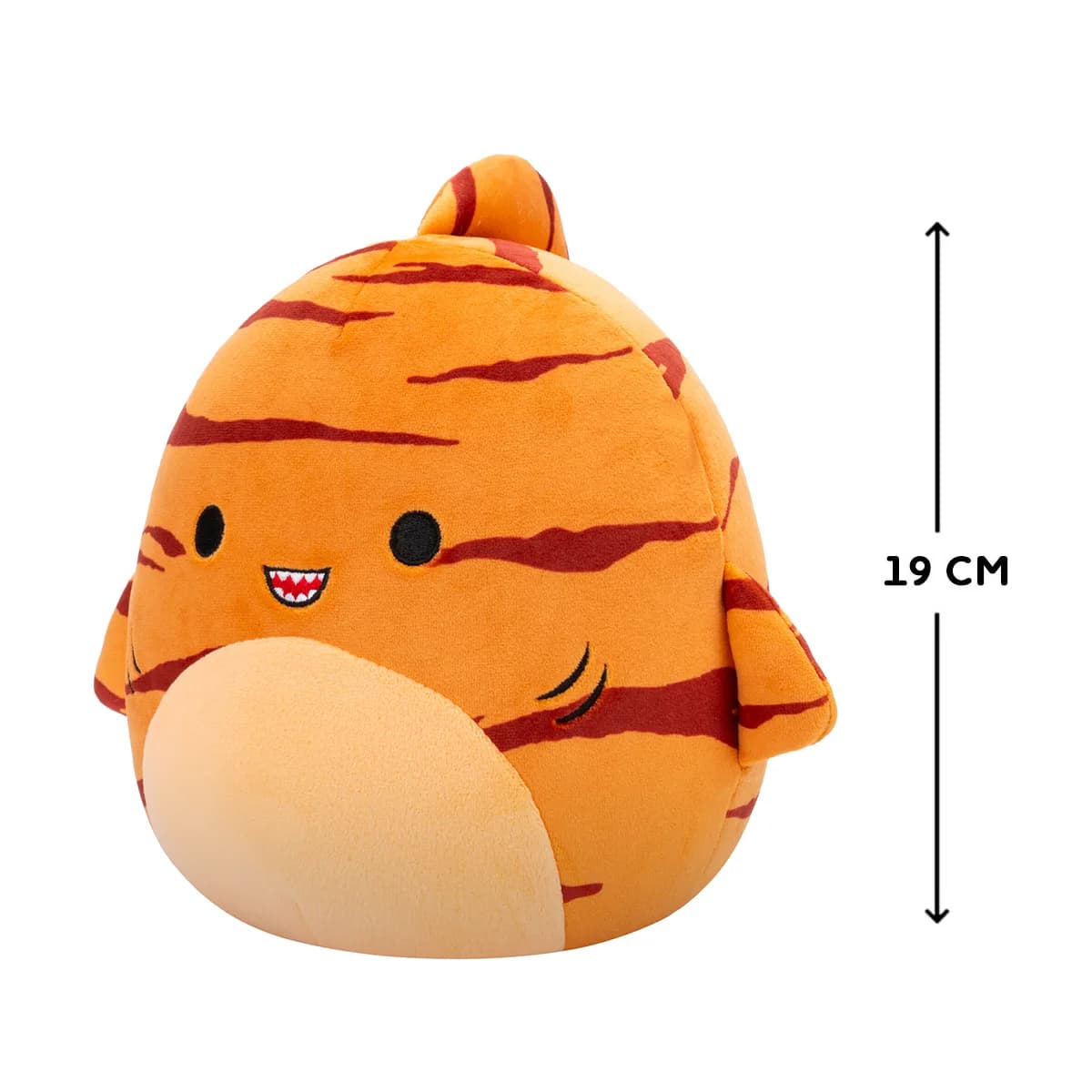 Іграшка м'яка Squishmallows Тигрова акула Джаггер 19см SQCR06597 фото 6 Іграшка м'яка Squishmallows Тигрова акула Джаггер 19см SQCR06597 фото 6