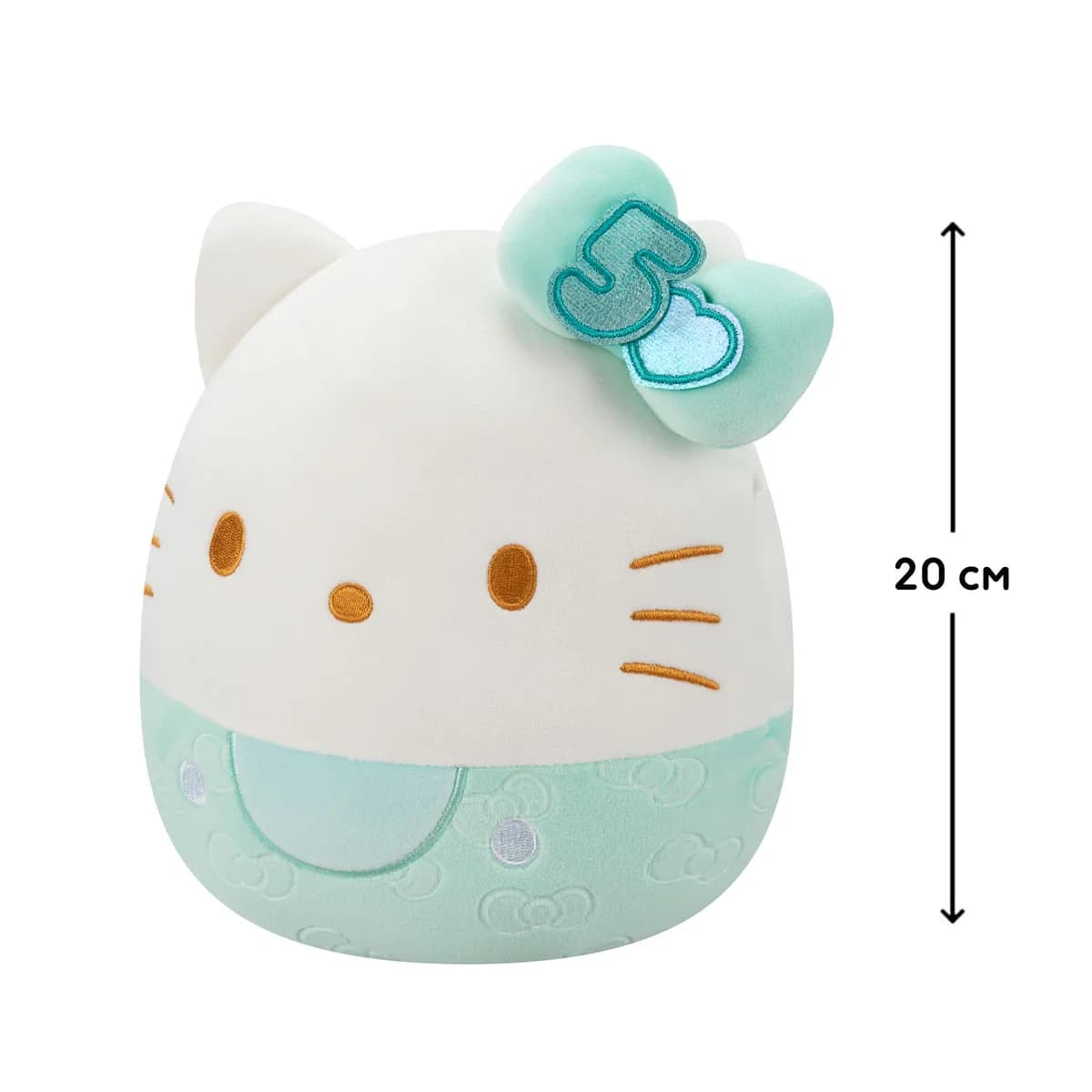 Іграшка м'яка Squishmallows Хеллоу Кітті в смарагдовому 20см SQSN00498 фото 6 Іграшка м'яка Squishmallows Хеллоу Кітті в смарагдовому 20см SQSN00498 фото 6