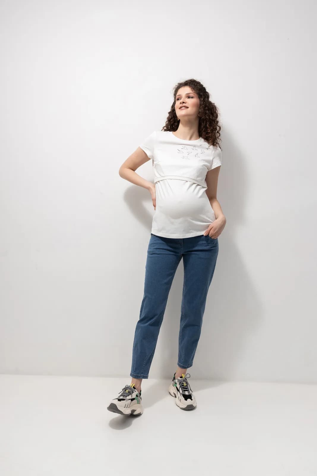 Джинси для вагітних S- XL Юла мама SHELDON DENIM DM-23.011 -синій фото 8 Джинси для вагітних S- XL Юла мама SHELDON DENIM DM-23.011 -синій фото 8