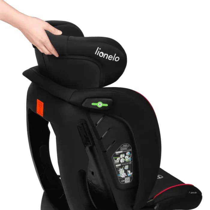 Автокрісло Lionelo Aart i-Size Black Carbon Red LO-AART I-SIZE BLACK CARBON RED фото 3 Автокрісло Lionelo Aart i-Size Black Carbon Red LO-AART I-SIZE BLACK CARBON RED фото 3