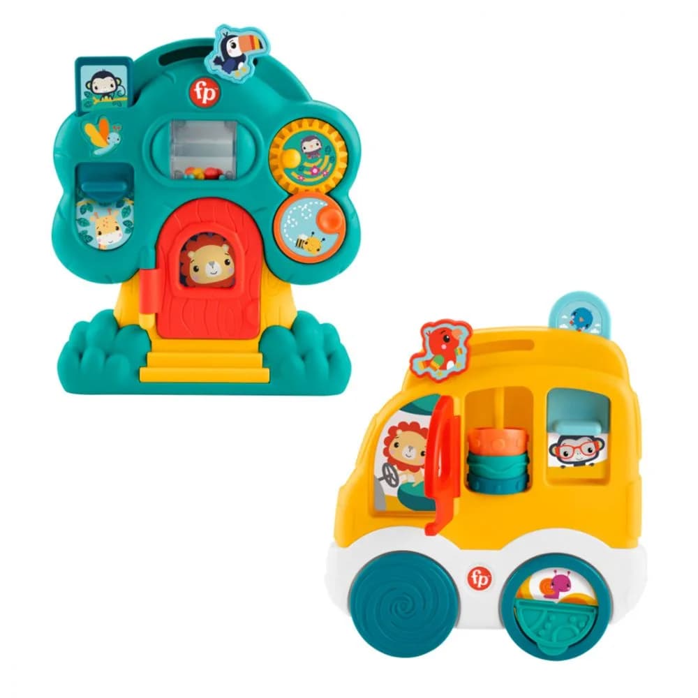 Іграшка розвиваюча Fisher-price Веселі тваринки HXK32 фото 9 Іграшка розвиваюча Fisher-price Веселі тваринки HXK32 фото 9