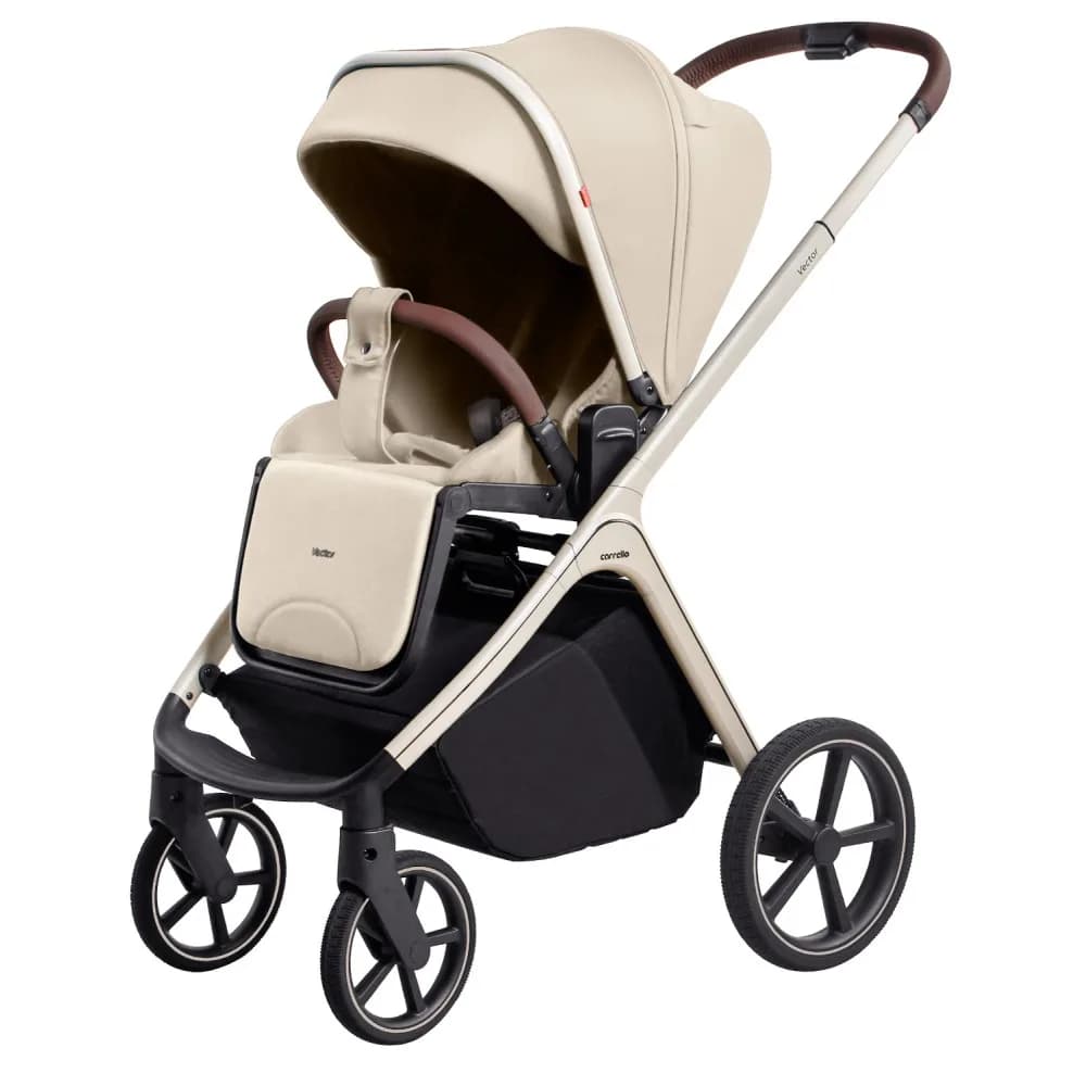 Коляска універсальна 2в1 Carrello Vector CRL-6550 Seashell Beige фото 2 Коляска універсальна 2в1 Carrello Vector CRL-6550 Seashell Beige фото 2