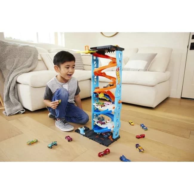 Трек Hot Wheels Супервежа для перегонів HKX43 фото 3 Трек Hot Wheels Супервежа для перегонів HKX43 фото 3