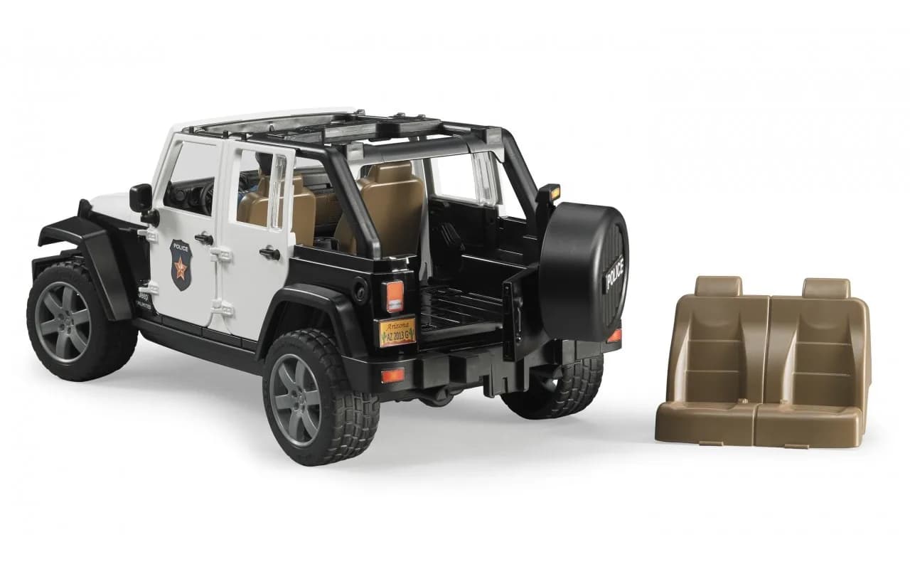Джип Поліція Wrangler Unlimited Rubicon з фігуркою поліцейського Bruder 02526 фото 4 Джип Поліція Wrangler Unlimited Rubicon з фігуркою поліцейського Bruder 02526 фото 4