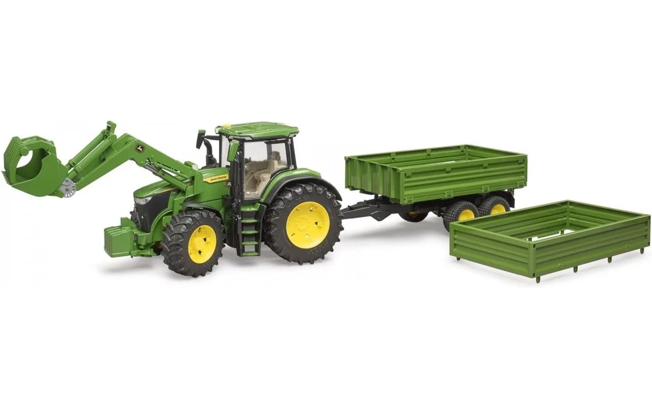 Трактор John Deere з причіпом Bruder 03155 фото 4 Трактор John Deere з причіпом Bruder 03155 фото 4