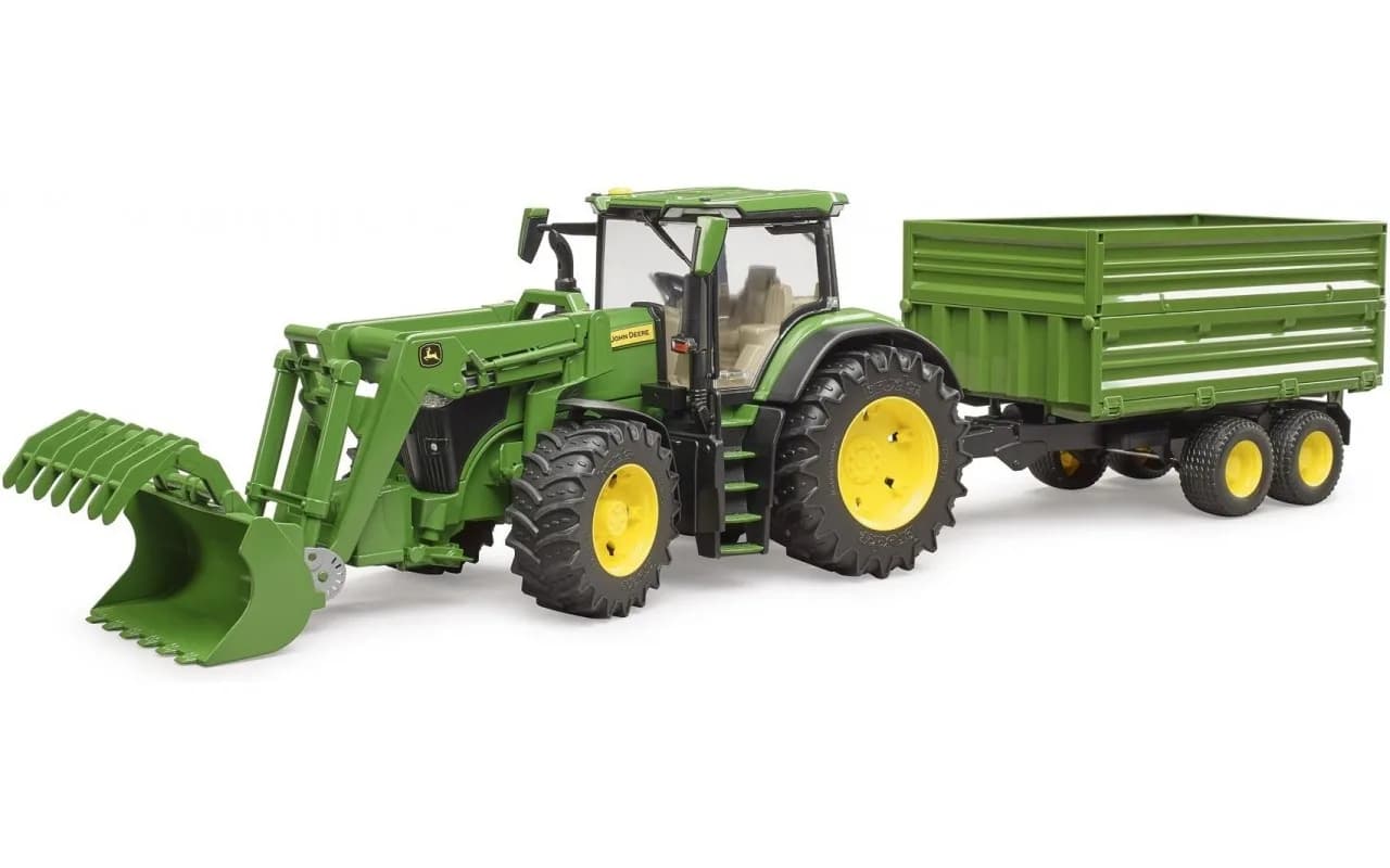 Трактор John Deere з причіпом Bruder 03155 фото 8 Трактор John Deere з причіпом Bruder 03155 фото 8