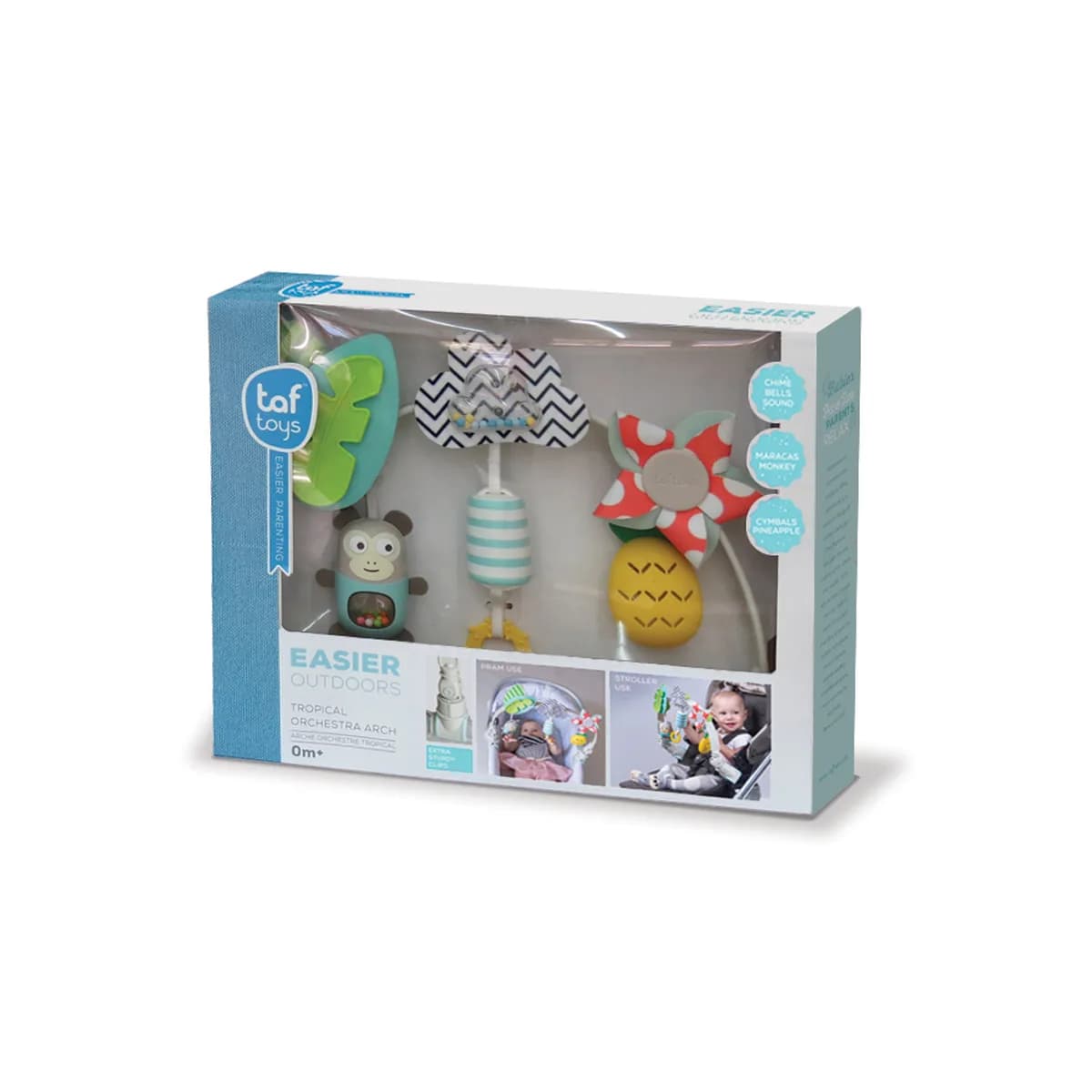 Гнучка дуга для коляски Taf Toys Тропічний оркестр 12135 фото 10 Гнучка дуга для коляски Taf Toys Тропічний оркестр 12135 фото 10