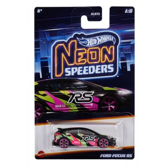 Машина тематична Hot Wheels Неонові перегонові HLH72 фото 5 Машина тематична Hot Wheels Неонові перегонові HLH72 фото 5