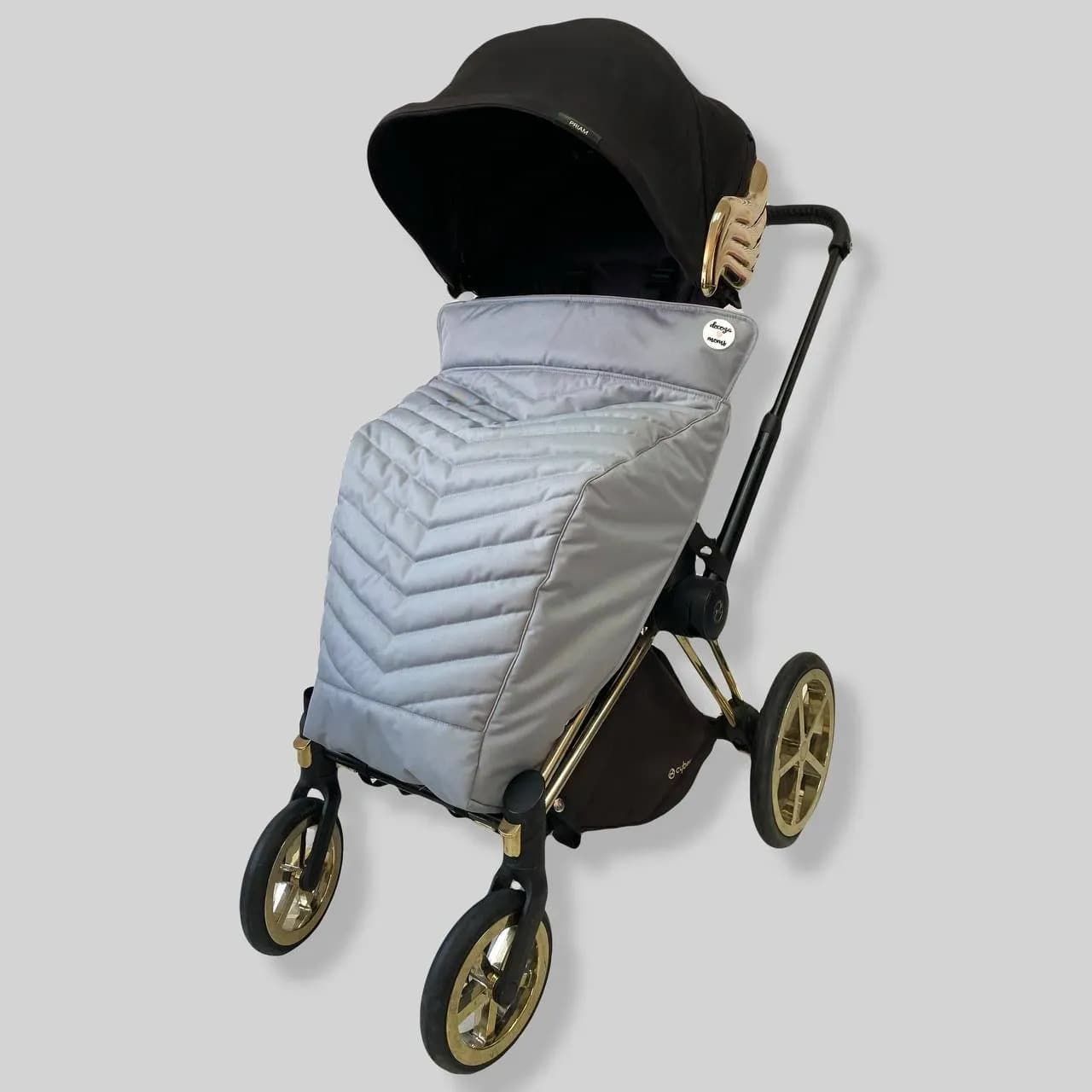 Універсальний чохол на ніжки в коляску Decoza Moms "Сірий оксфорд" chekhol-O045 Універсальний чохол на ніжки в коляску Decoza Moms "Сірий оксфорд" chekhol-O045