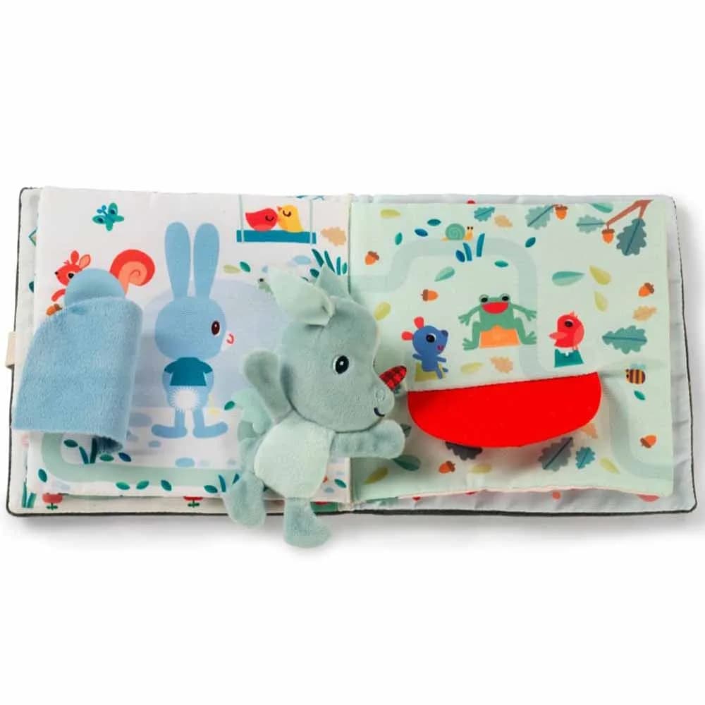Розвиваюча м'яка книга Lilliputiens Тук-Тук 83024 фото 3 Розвиваюча м'яка книга Lilliputiens Тук-Тук 83024 фото 3