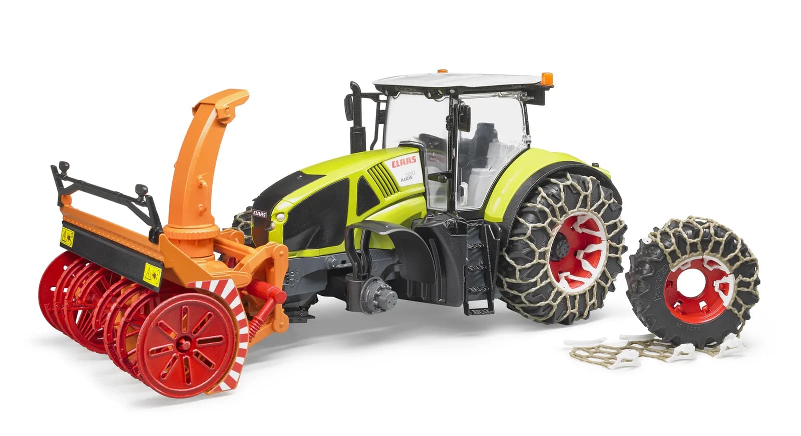 Трактор Claas Axion 950 для прибирання снігу 1:16 Bruder 03017 фото 7 Трактор Claas Axion 950 для прибирання снігу 1:16 Bruder 03017 фото 7
