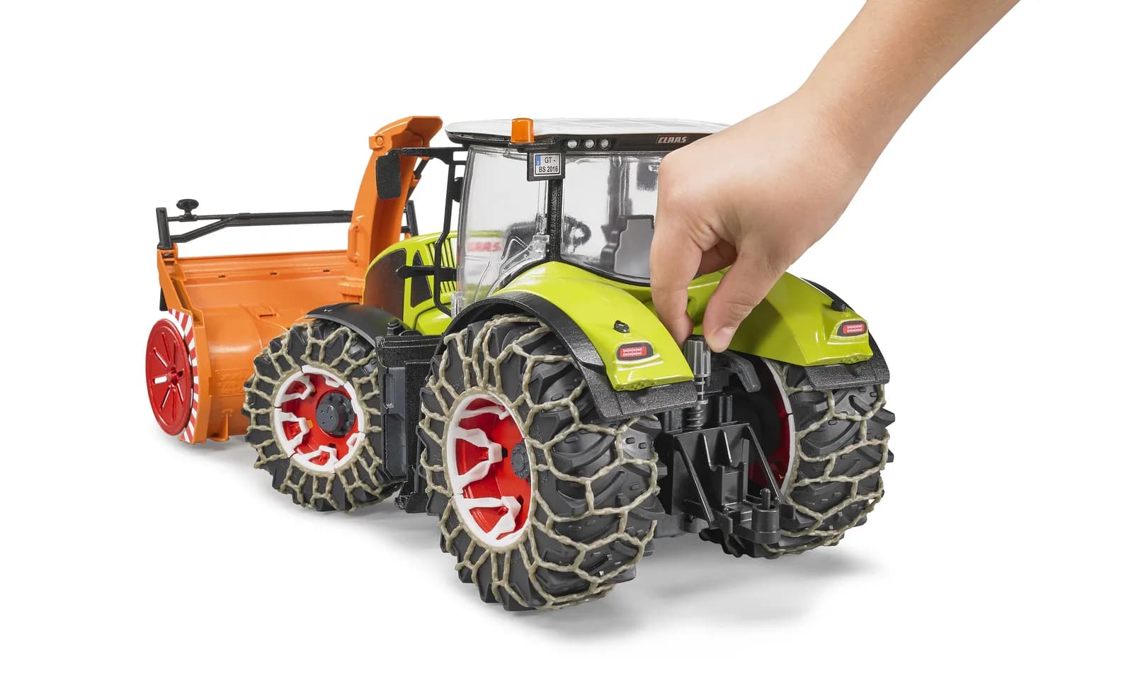 Трактор Claas Axion 950 для прибирання снігу 1:16 Bruder 03017 фото 8 Трактор Claas Axion 950 для прибирання снігу 1:16 Bruder 03017 фото 8