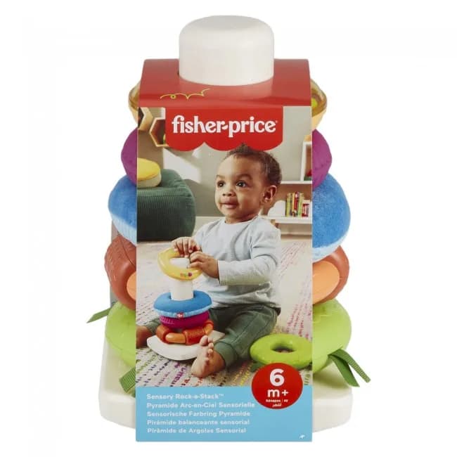 Пірамідка Fisher-price Розвиток сенсорики HXK47 фото 8 Пірамідка Fisher-price Розвиток сенсорики HXK47 фото 8