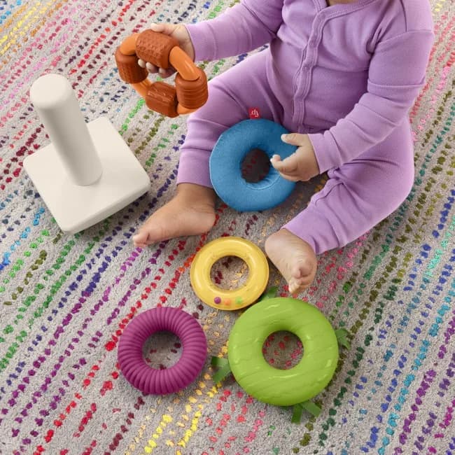 Пірамідка Fisher-price Розвиток сенсорики HXK47 фото 2 Пірамідка Fisher-price Розвиток сенсорики HXK47 фото 2