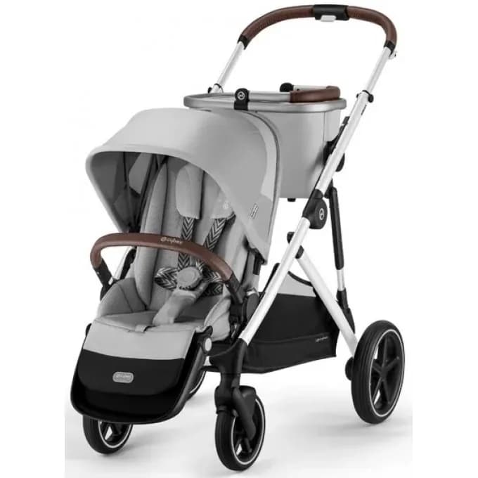 Коляска прогулянкова Cybex Gazelle S SLV 522002705 Lava Grey фото 4 Коляска прогулянкова Cybex Gazelle S SLV 522002705 Lava Grey фото 4
