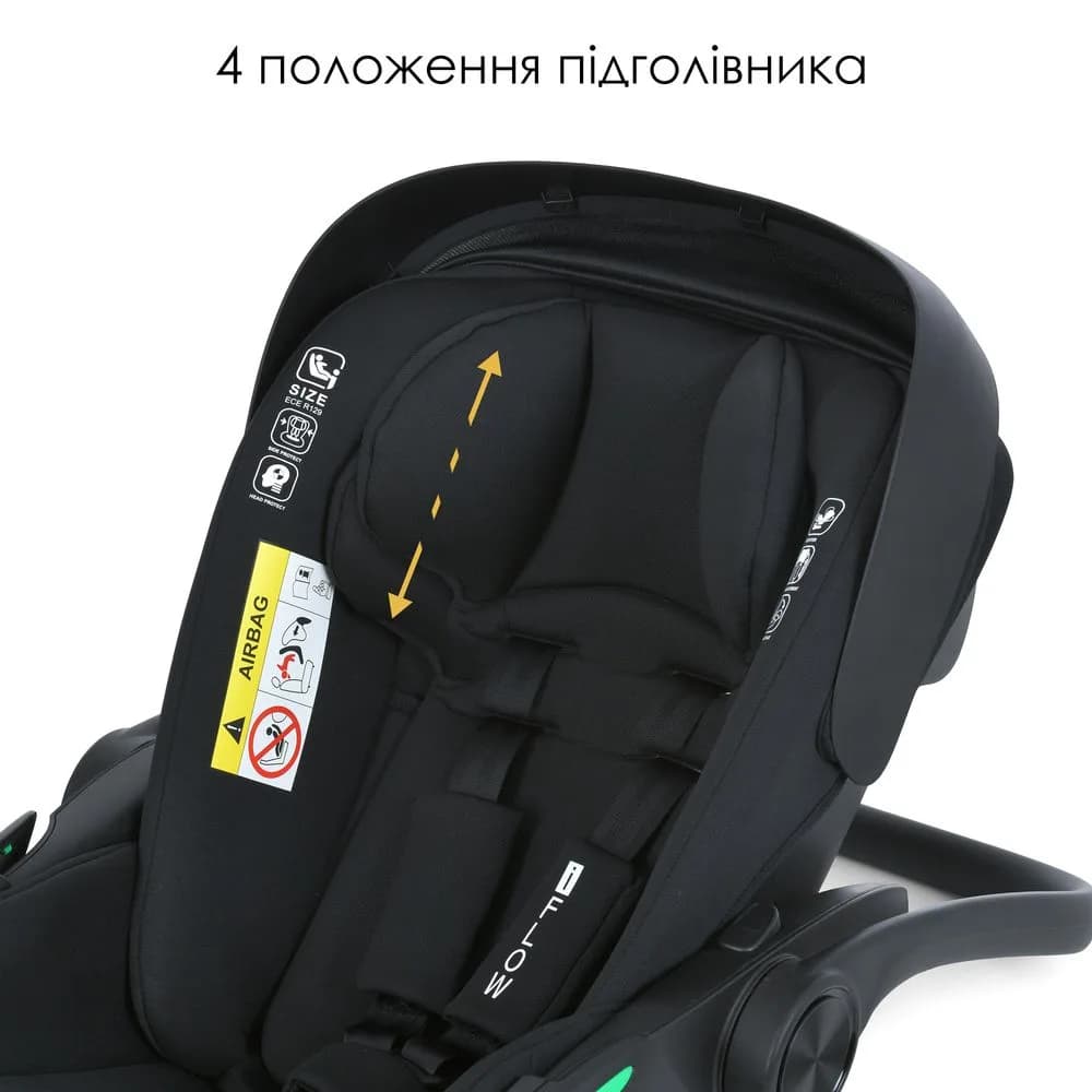 Автокрісло El Camino i-Flow ME 1198 Black фото 3 Автокрісло El Camino i-Flow ME 1198 Black фото 3