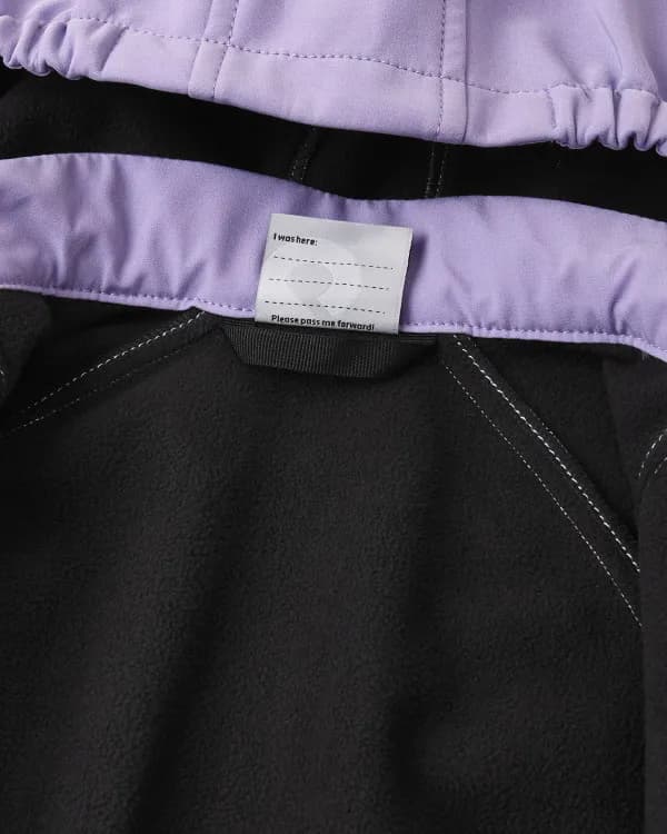 Комбінезон для дівчинки Reima Softshell Mjosa демісезонний бузково-чорний фото 9 Комбінезон для дівчинки Reima Softshell Mjosa демісезонний бузково-чорний фото 9