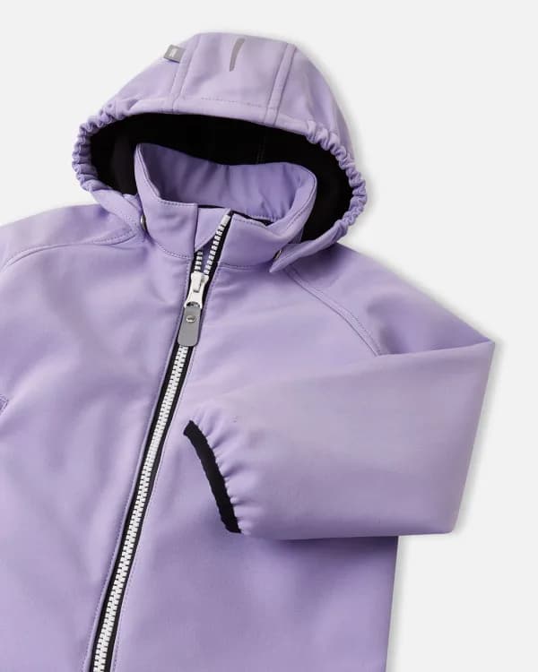 Комбінезон для дівчинки Reima Softshell Mjosa демісезонний бузково-чорний фото 4 Комбінезон для дівчинки Reima Softshell Mjosa демісезонний бузково-чорний фото 4