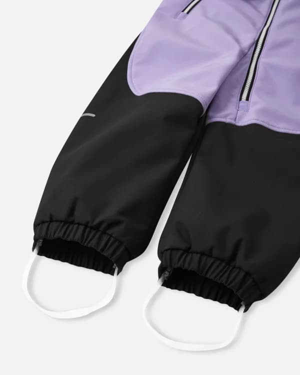 Комбінезон для дівчинки Reima Softshell Mjosa демісезонний бузково-чорний фото 5 Комбінезон для дівчинки Reima Softshell Mjosa демісезонний бузково-чорний фото 5