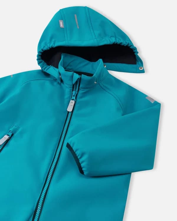Комбінезон для хлопчика Reima Softshell Mjosa демісезонний бірюзово-чорний фото 3 Комбінезон для хлопчика Reima Softshell Mjosa демісезонний бірюзово-чорний фото 3