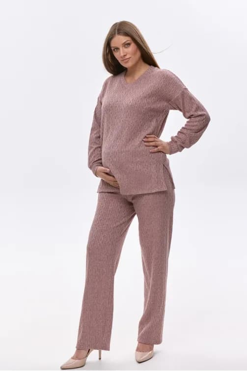 Костюм для вагітних та годування (кофта+штани) Dianora 2356(2184) 1404 -коричневий фото 4 Костюм для вагітних та годування (кофта+штани) Dianora 2356(2184) 1404 -коричневий фото 4