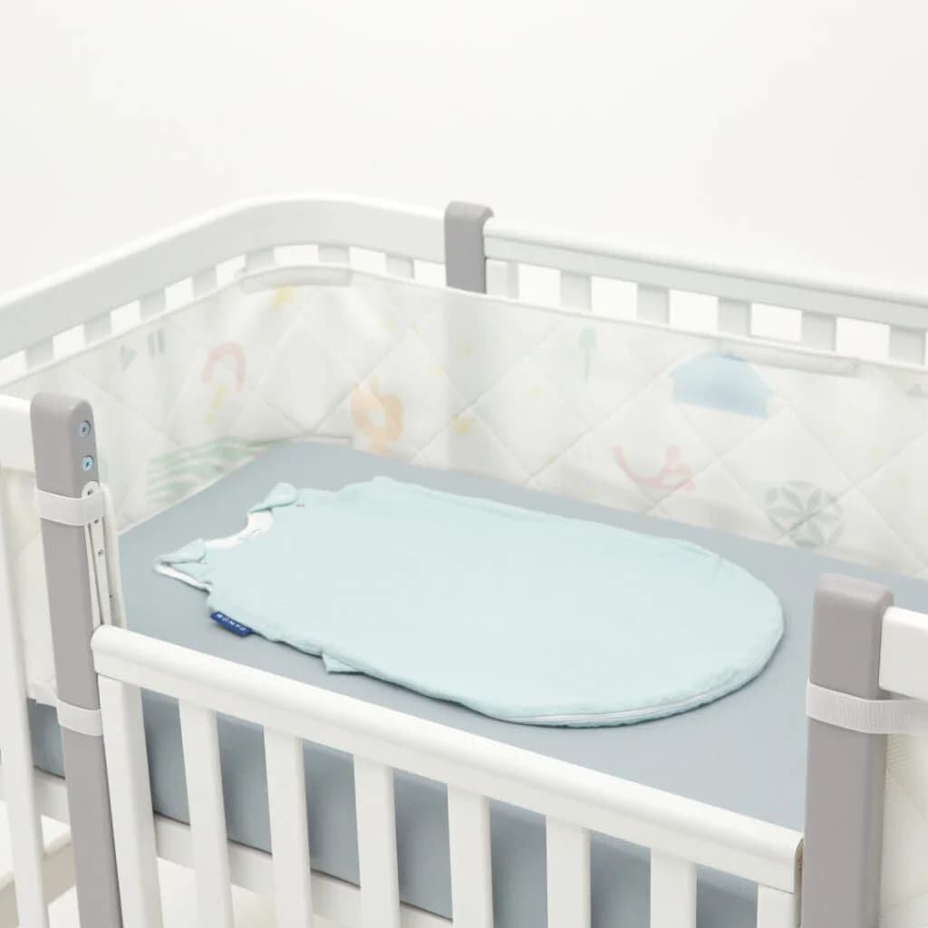 Постільний комплект Sonto Sleepset Літо 120*60 см з закругленими кутами Мʼятне срібло 0221 фото 2 Постільний комплект Sonto Sleepset Літо 120*60 см з закругленими кутами Мʼятне срібло 0221 фото 2