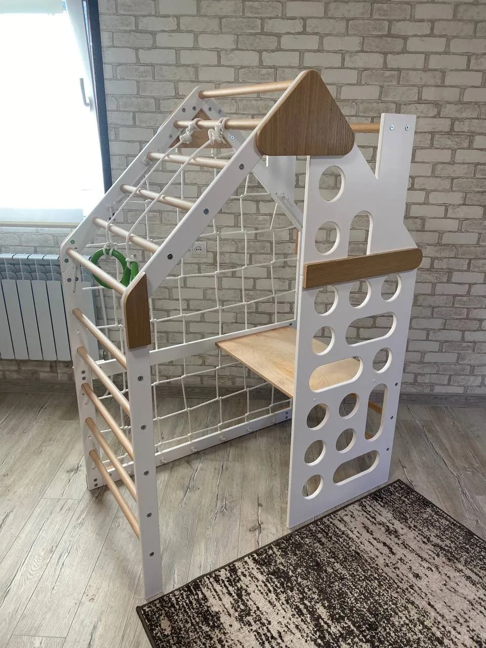 Спортивний ігровий будиночок TatkoPlayground Montessori ТРSDw-1 фото 2 Спортивний ігровий будиночок TatkoPlayground Montessori ТРSDw-1 фото 2
