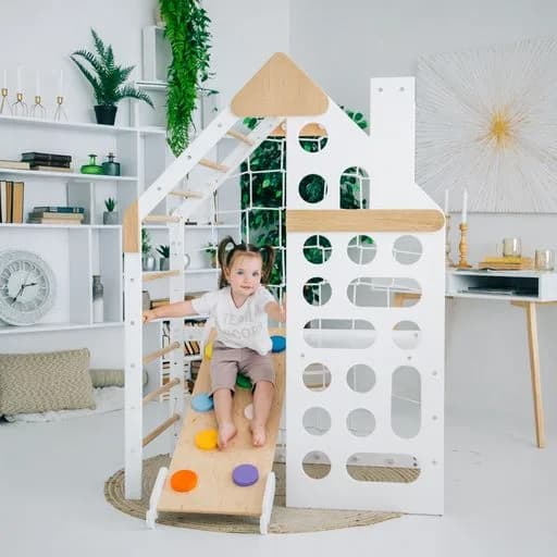 Спортивний ігровий будиночок TatkoPlayground Montessori ТРSDw-1 фото 5 Спортивний ігровий будиночок TatkoPlayground Montessori ТРSDw-1 фото 5