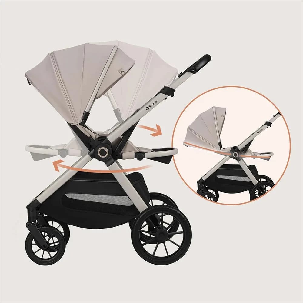 Коляска універсальна 3в1 Lionelo Layla Beige Sand LO-LAYLA 3IN1 BEIGE SAND фото 12 Коляска універсальна 3в1 Lionelo Layla Beige Sand LO-LAYLA 3IN1 BEIGE SAND фото 12
